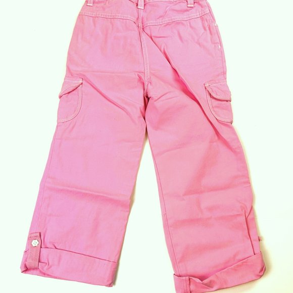 NWT Gymboree Girl Roll-Up Hem Capri Pant & Rainbow Plaid Woven Top Size 5T - Picture 7 of 7